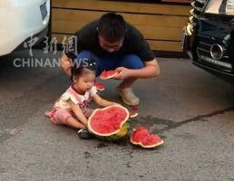 吃瓜一家三口,吃瓜一家三口的欢乐日常